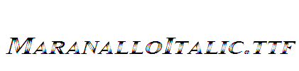 MaranalloItalic