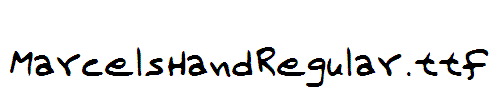MarcelsHandRegular