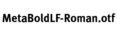 MetaBoldLF-Roman