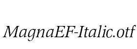 MagnaEF-Italic