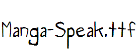 Manga-Speak