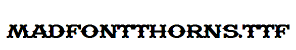 MadfontThorns