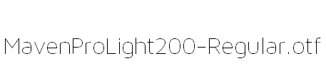 MavenProLight200-Regular