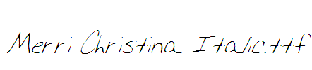 Merri-Christina-Italic