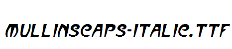 MullinsCaps-Italic