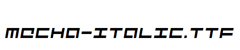 Mecha-Italic