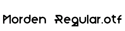 Morden-Regular