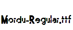 Mordu-Regular