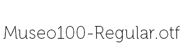 Museo100-Regular