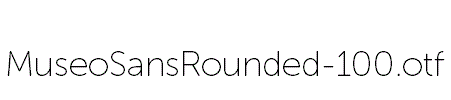 MuseoSansRounded-100