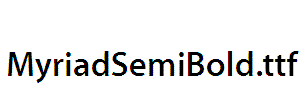 MyriadSemiBold