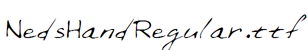 NedsHandRegular