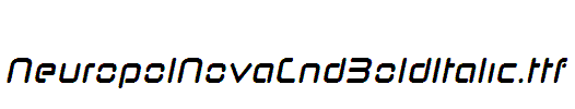 NeuropolNovaCndBoldItalic