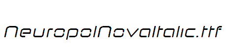 NeuropolNovaItalic