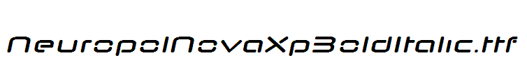 NeuropolNovaXpBoldItalic