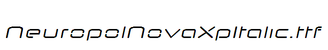 NeuropolNovaXpItalic