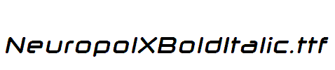 NeuropolXBoldItalic