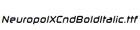 NeuropolXCndBoldItalic