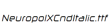 NeuropolXCndItalic