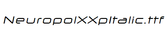 NeuropolXXpItalic