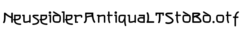 NeuseidlerAntiquaLTStdBd