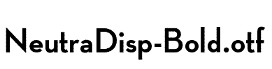 NeutraDisp-Bold