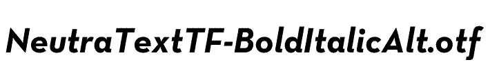 NeutraTextTF-BoldItalicAlt