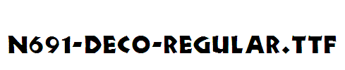 N691-Deco-Regular