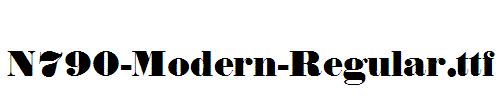 N790-Modern-Regular