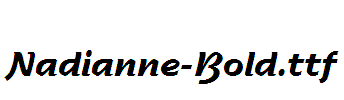 Nadianne-Bold