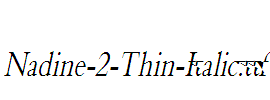 Nadine-2-Thin-Italic