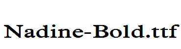 Nadine-Bold