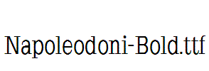 Napoleodoni-Bold