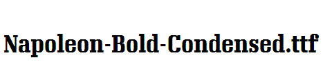Napoleon-Bold-Condensed