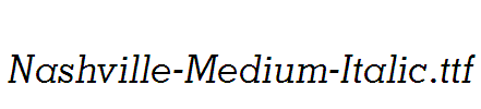 Nashville-Medium-Italic