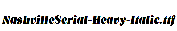 NashvilleSerial-Heavy-Italic