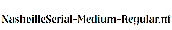 NashvilleSerial-Medium-Regular