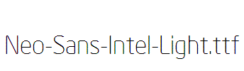 Neo-Sans-Intel-Light
