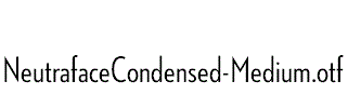 NeutrafaceCondensed-Medium