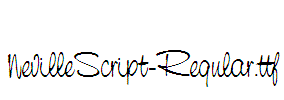 NevilleScript-Regular