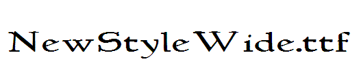 NewStyleWide