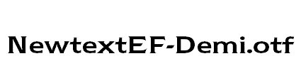 NewtextEF-Demi