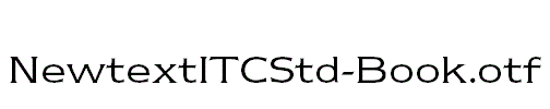 NewtextITCStd-Book