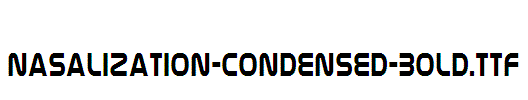 Nasalization-Condensed-Bold