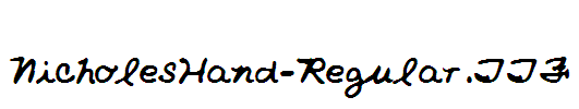 NicholesHand-Regular