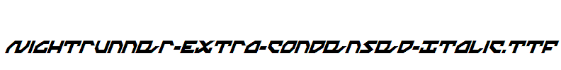Nightrunner-Extra-Condensed-Italic