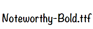 Noteworthy-Bold