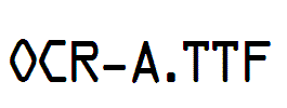 OCR-A