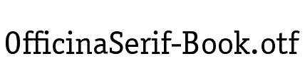 OfficinaSerif-Book