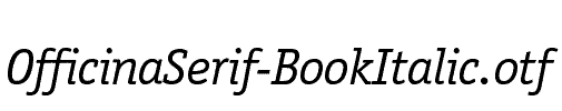 OfficinaSerif-BookItalic